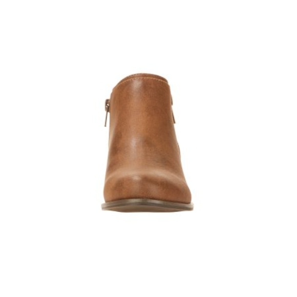 Tan Faux Leather Ankle Boot - Picture 4 of 5